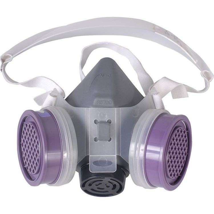 The correct way to wear a dust mask