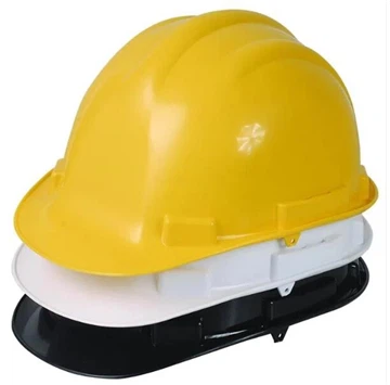 An industrial safety cap with pin-lock suspension