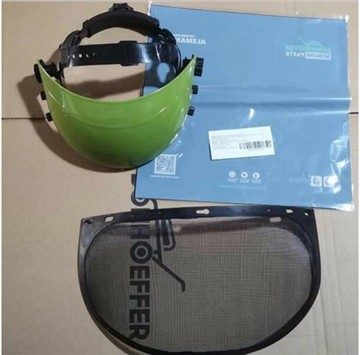 Face Protection With Economy Visor Holder