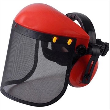 Economy Mesh Faceshield with Earmuff